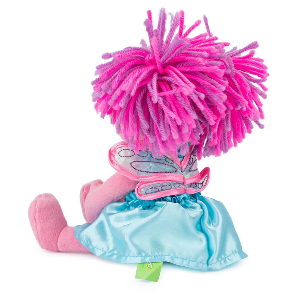 back view Gund Sesame Street Abby Cadabby with Flowers 11 Inch Plush