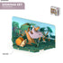 Diorama set that comes with the HALFTOYS Half Animal Sloth