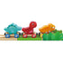 Hape Railway Dinosaur Train Bucket Set magnetic dinosaur train