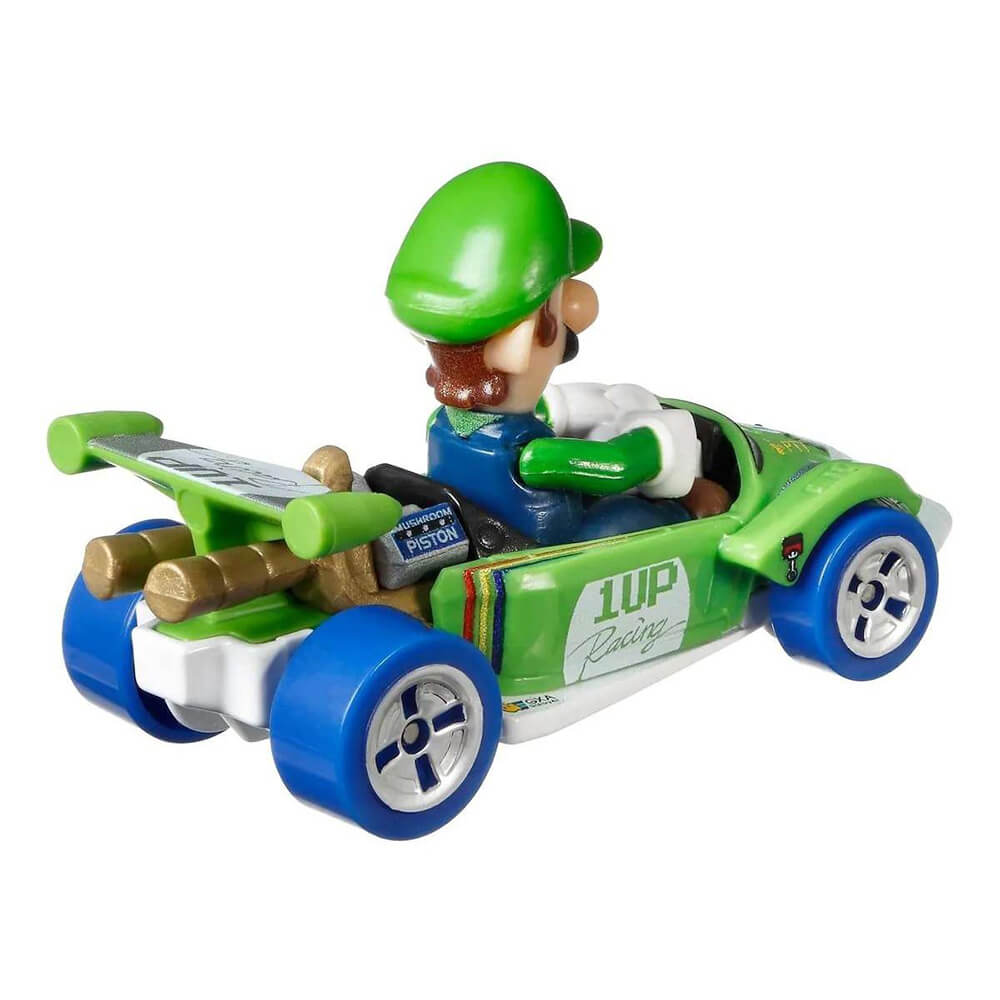 Hot Wheels Mario Kart Luigi Circuit Special Kart