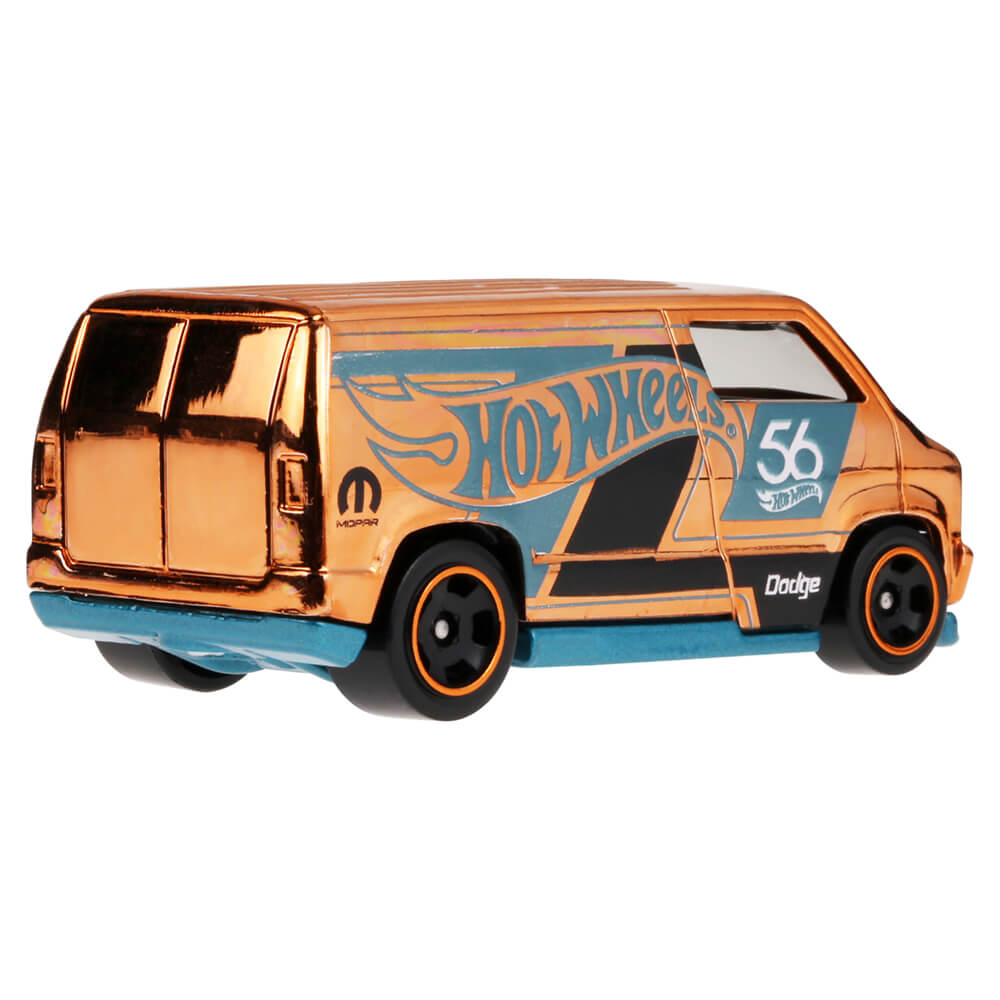 Hot Wheels 2024 56th Anniversary Edition Green and Copper Colour Custom '77 Dodge Van 1:64 Scale Diecast Vehicle (6/6)