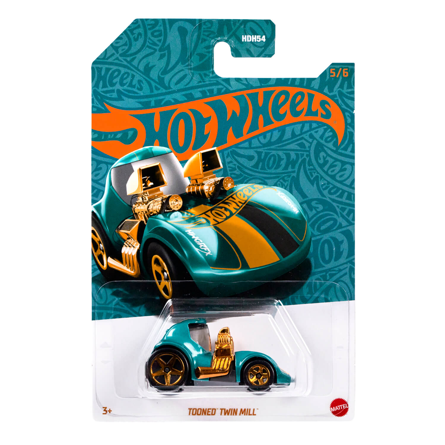 Hot Wheels 2024 56th Anniversary Edition Green and Copper Colour Custom Tooned Twin Mill 1:64 Scale Diecast Vehicle (5/6)