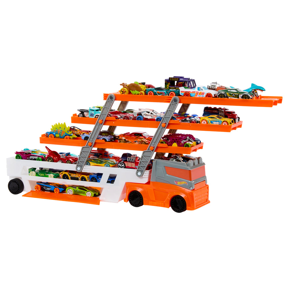 Hot Wheels Mega Hauler Carrier and Vehicle Playset