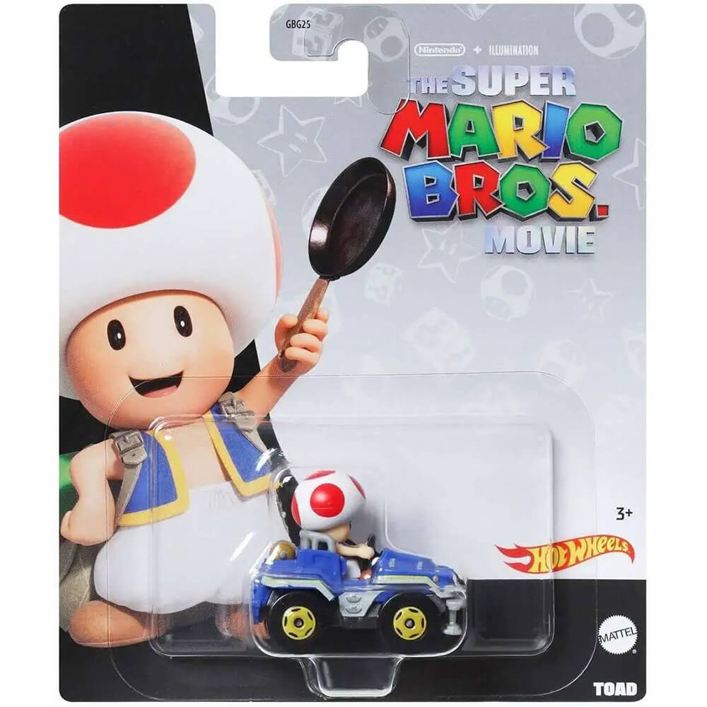 Hot Wheels Super Mario Bros Movie Toad Vehicle