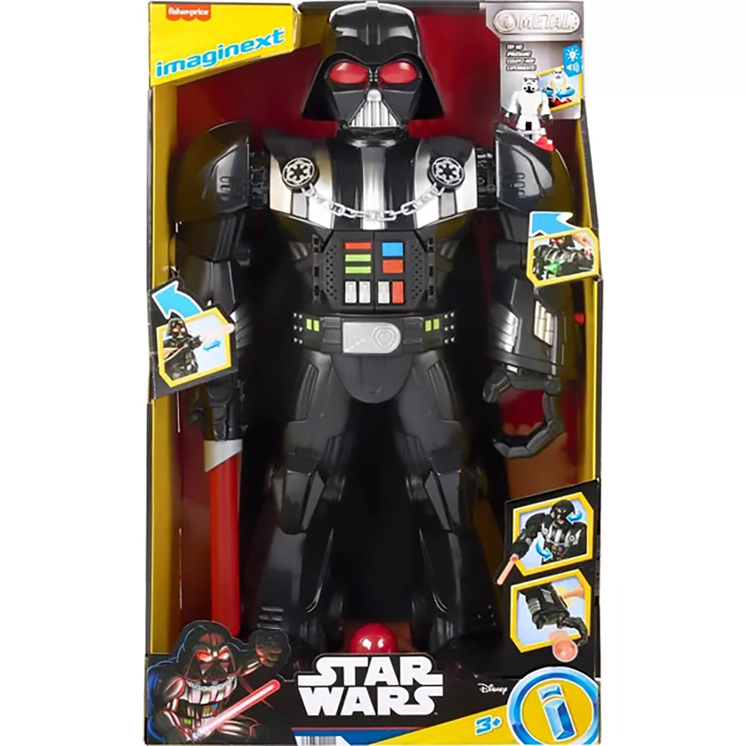 Imaginext Star Wars Darth Vader Bot 2 ft Action Figure package