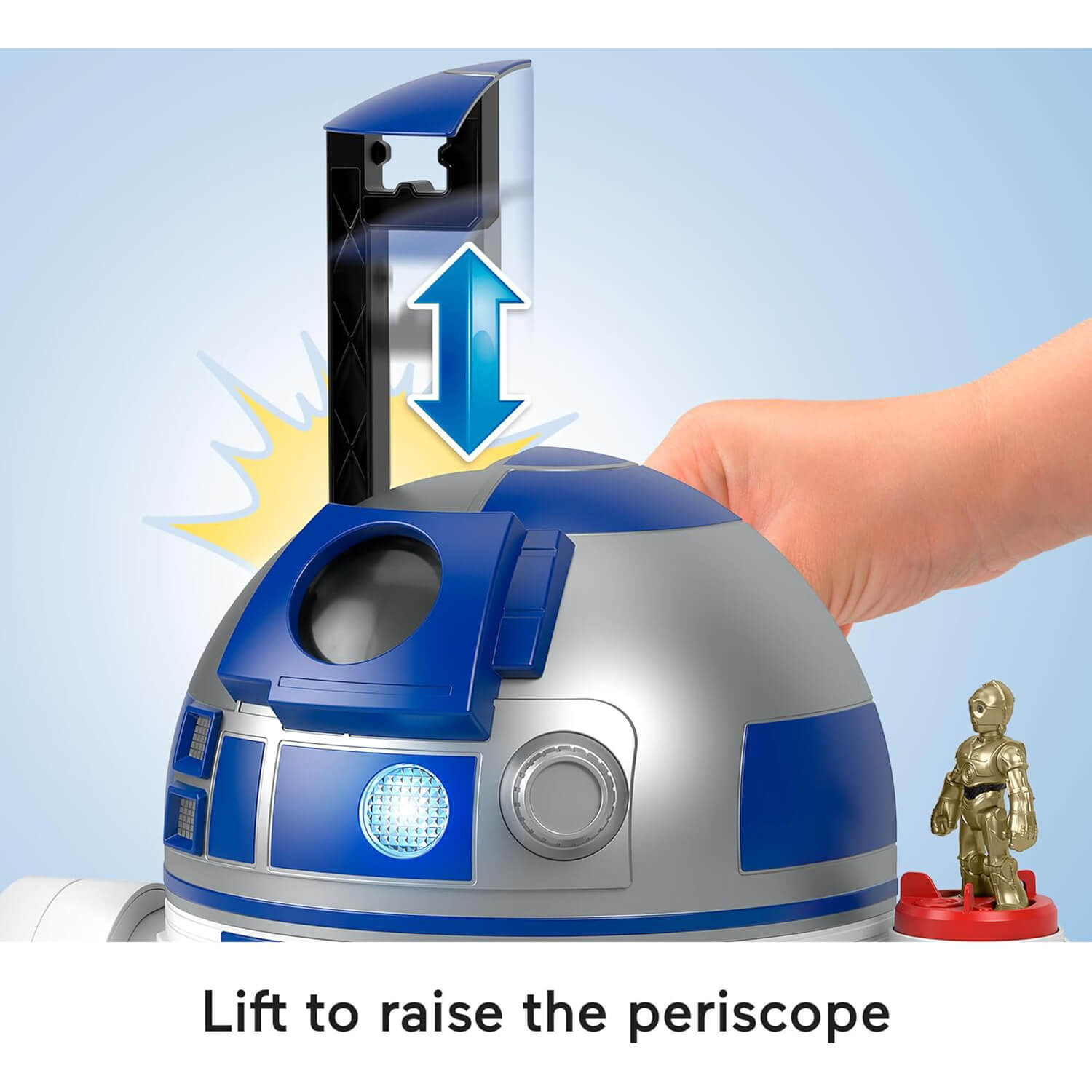 Imaginext Star Wars R2-D2 Playset periscope