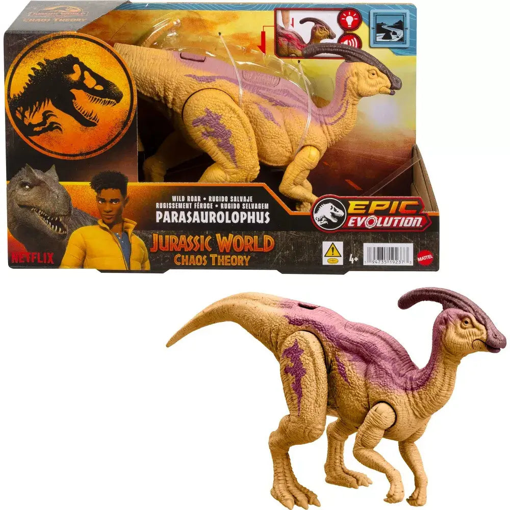 Jurassic World Chaos Theory Parasaurolophus Dinosaur Figure