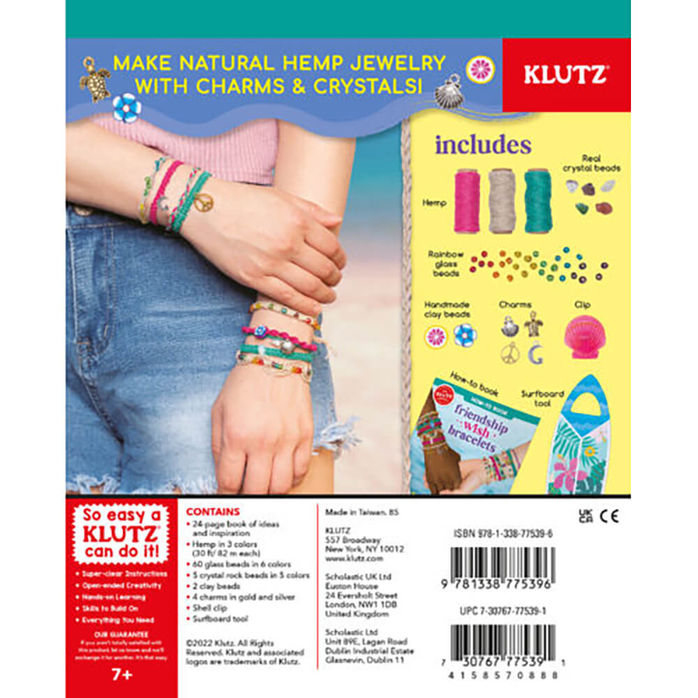 KLUTZ Friendship Wish Bracelets Book and Activity Kit