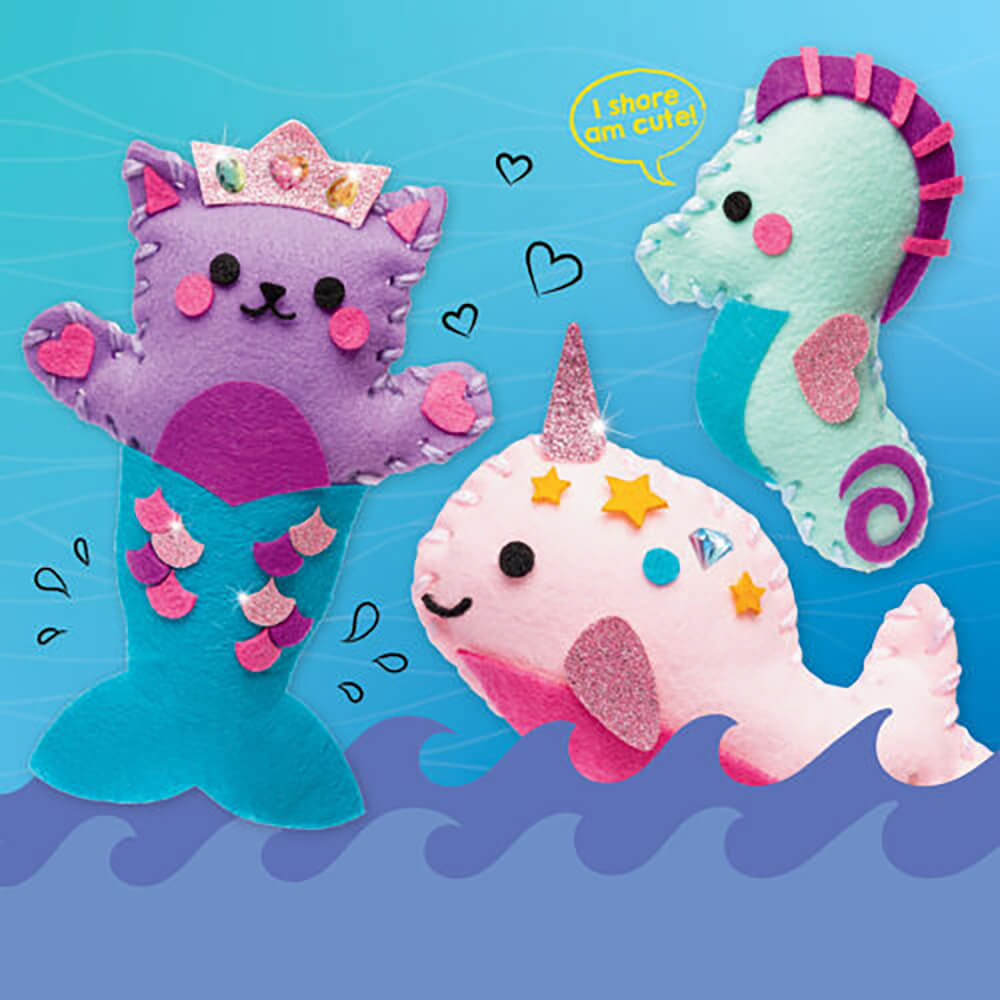 KLUTZ My Cat Mermaid & Friends Book and Craft Kit