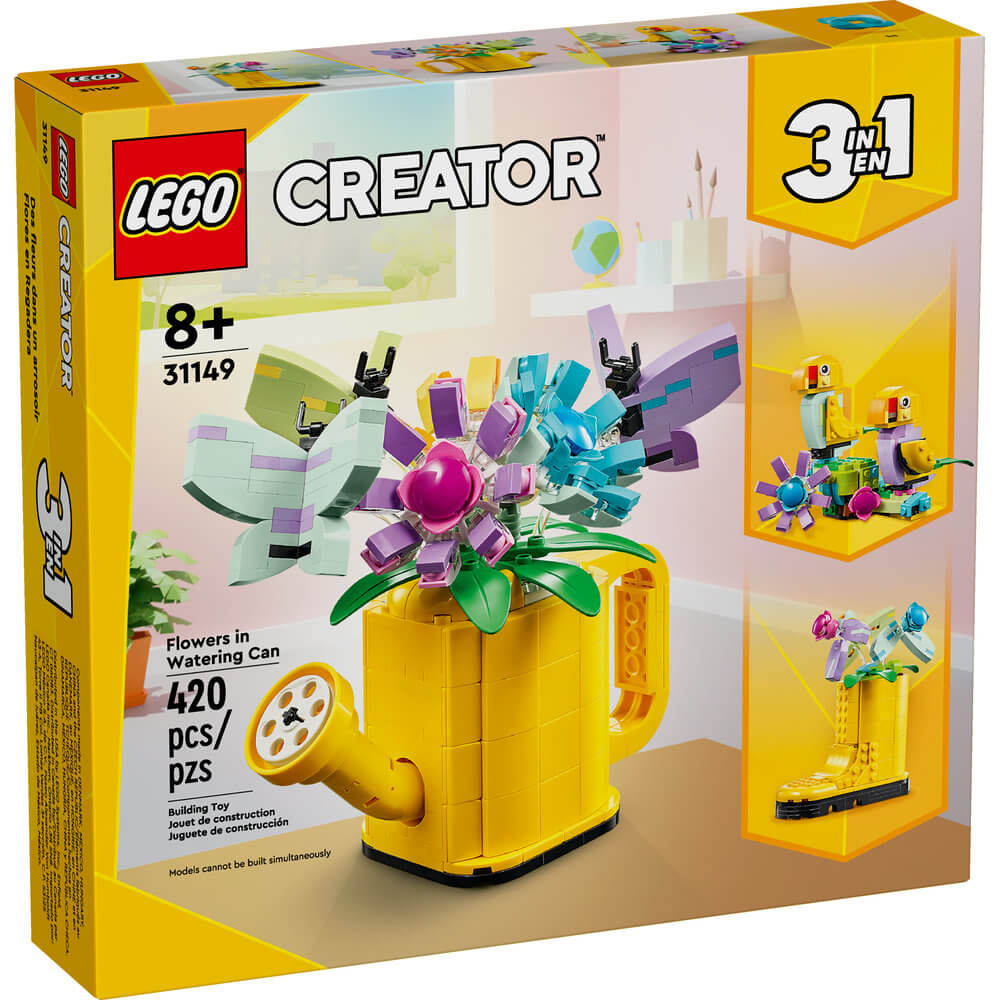 LEGO® Creator Flowers in Watering Can 3in1 Toy 31149