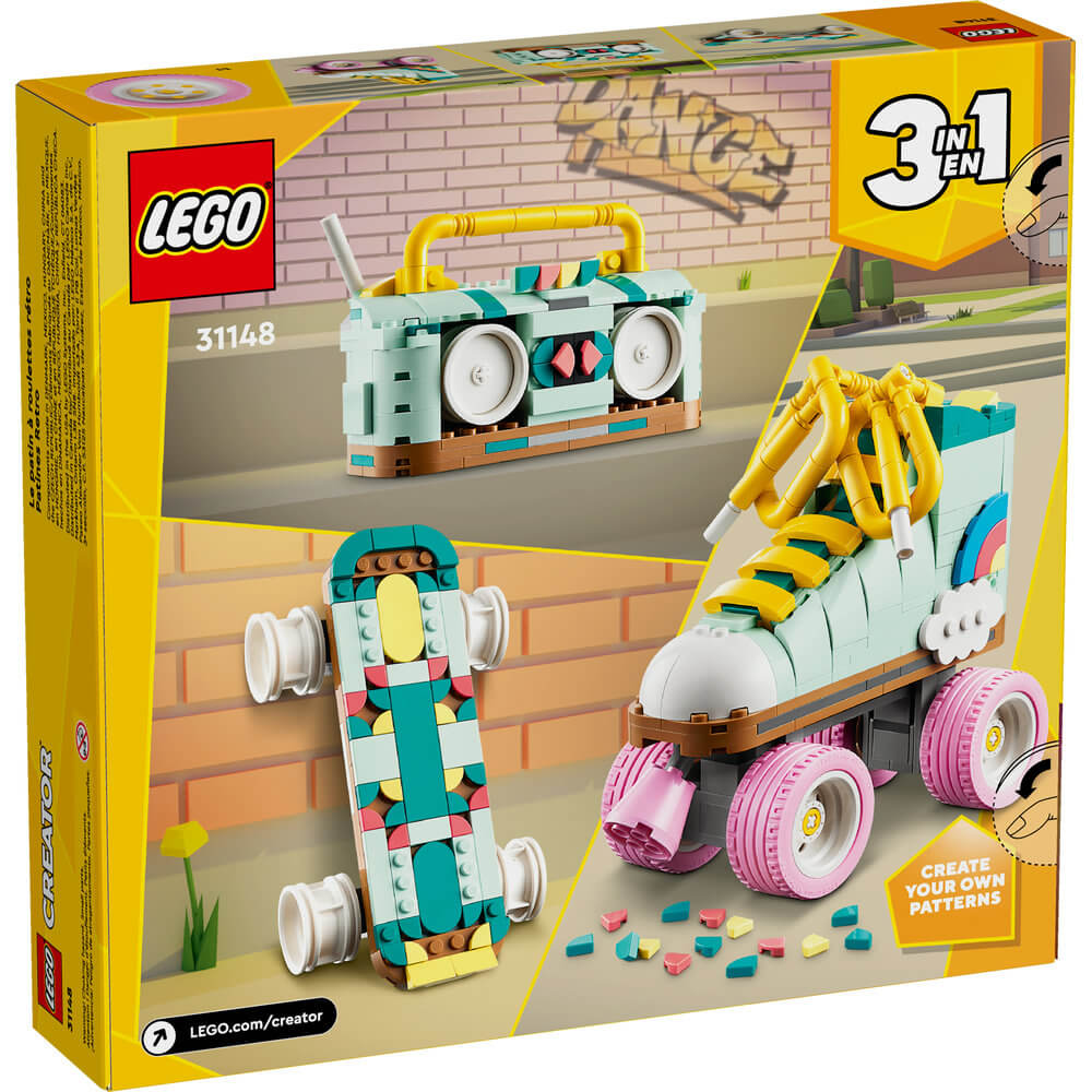 LEGO® Creator Retro Roller Skate 3in1 Toy 31148