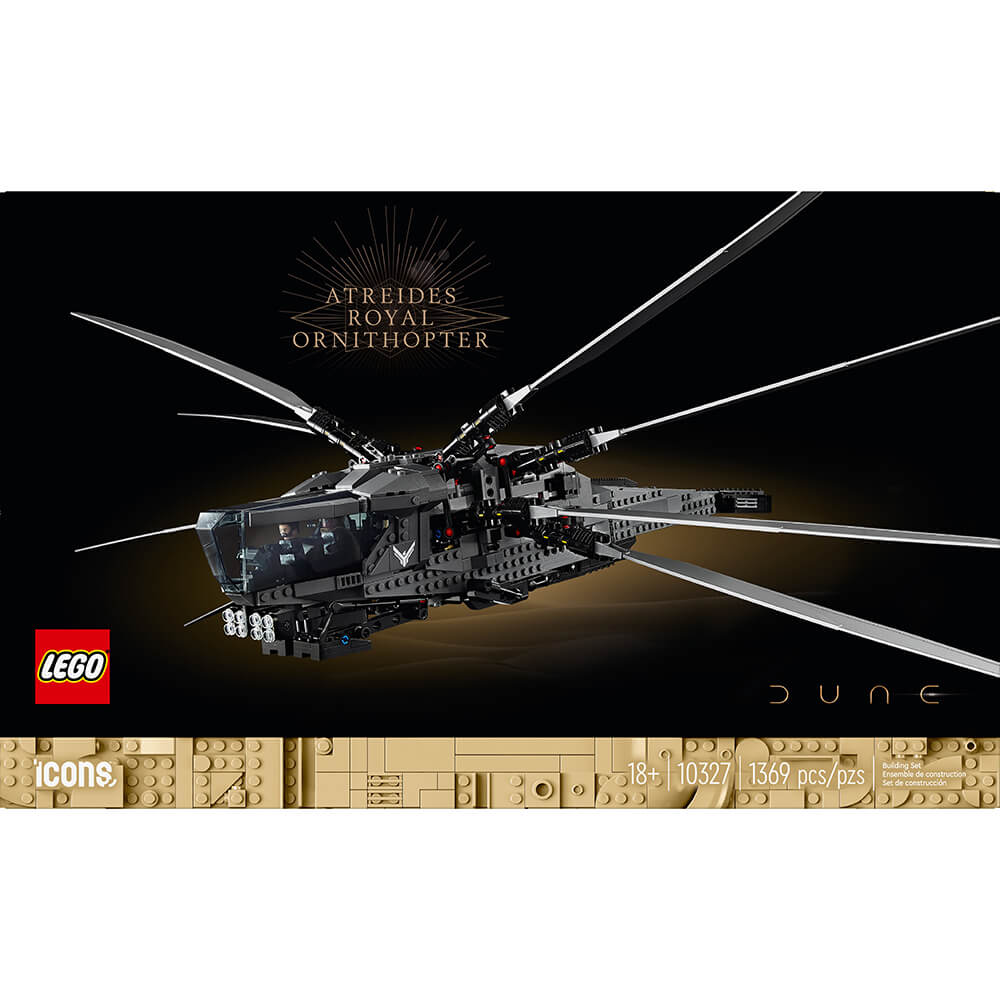 LEGO® Icons Dune Atreides Royal Ornithopter 1369 Piece Building Kit (10327)