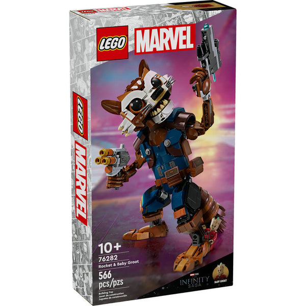 LEGO Marvel Rocket & Baby Groot Minifigure Building Toy 76282 6471515 -  Best Buy