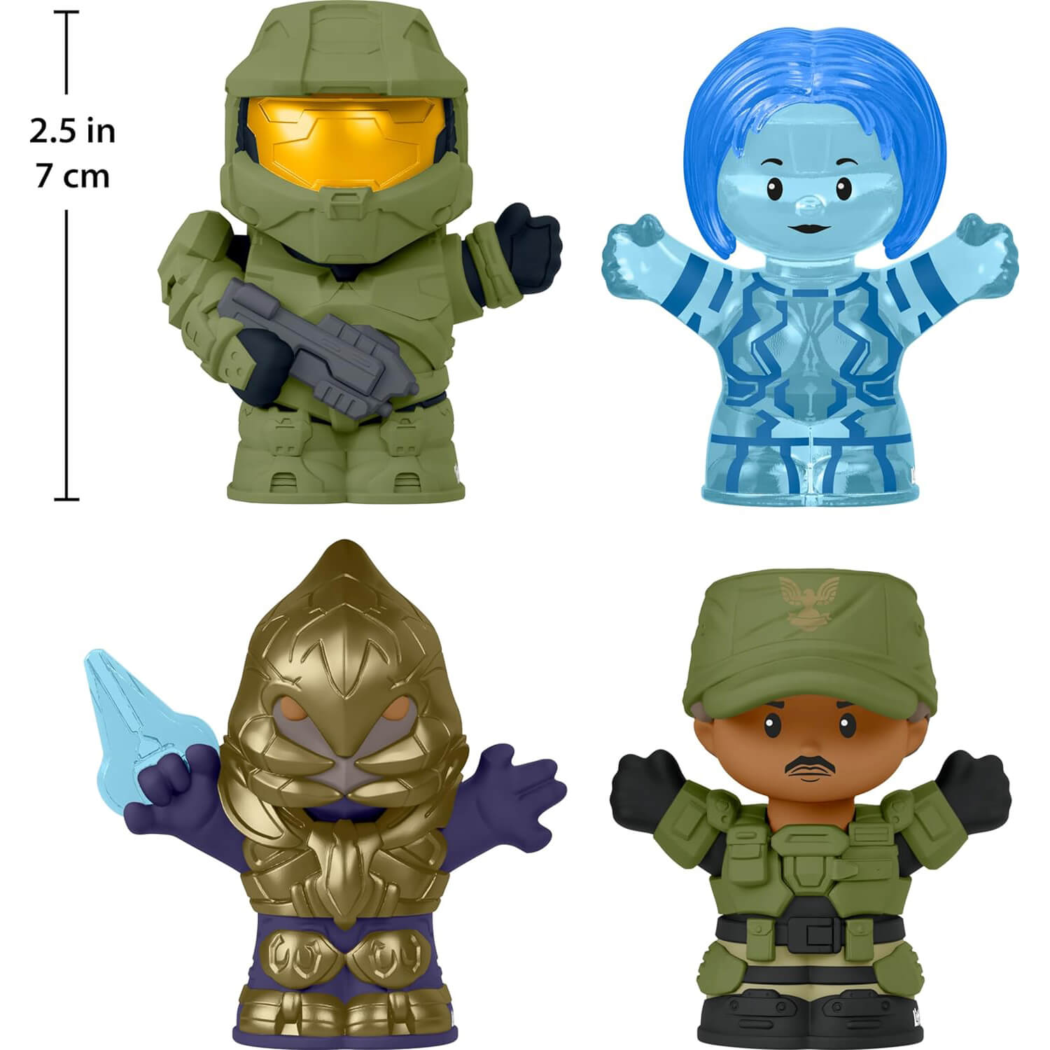 Little People Collector Halo Special Edition Set figure size