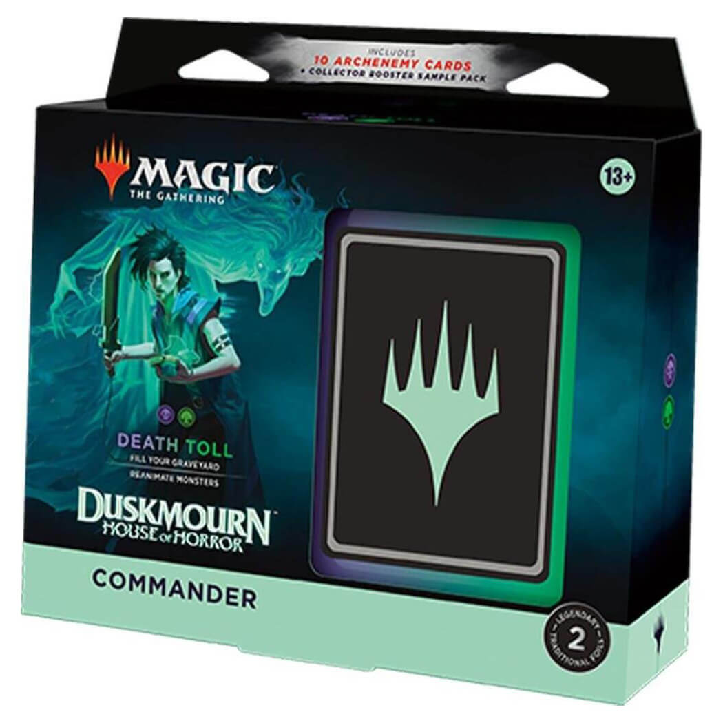 Magic The Gathering Duskmourn House of Horror Death Toll Commander Deck