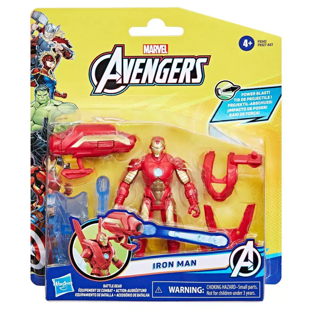 Marvel Avengers Iron Man 4 Inch Battle Gear Action Figure