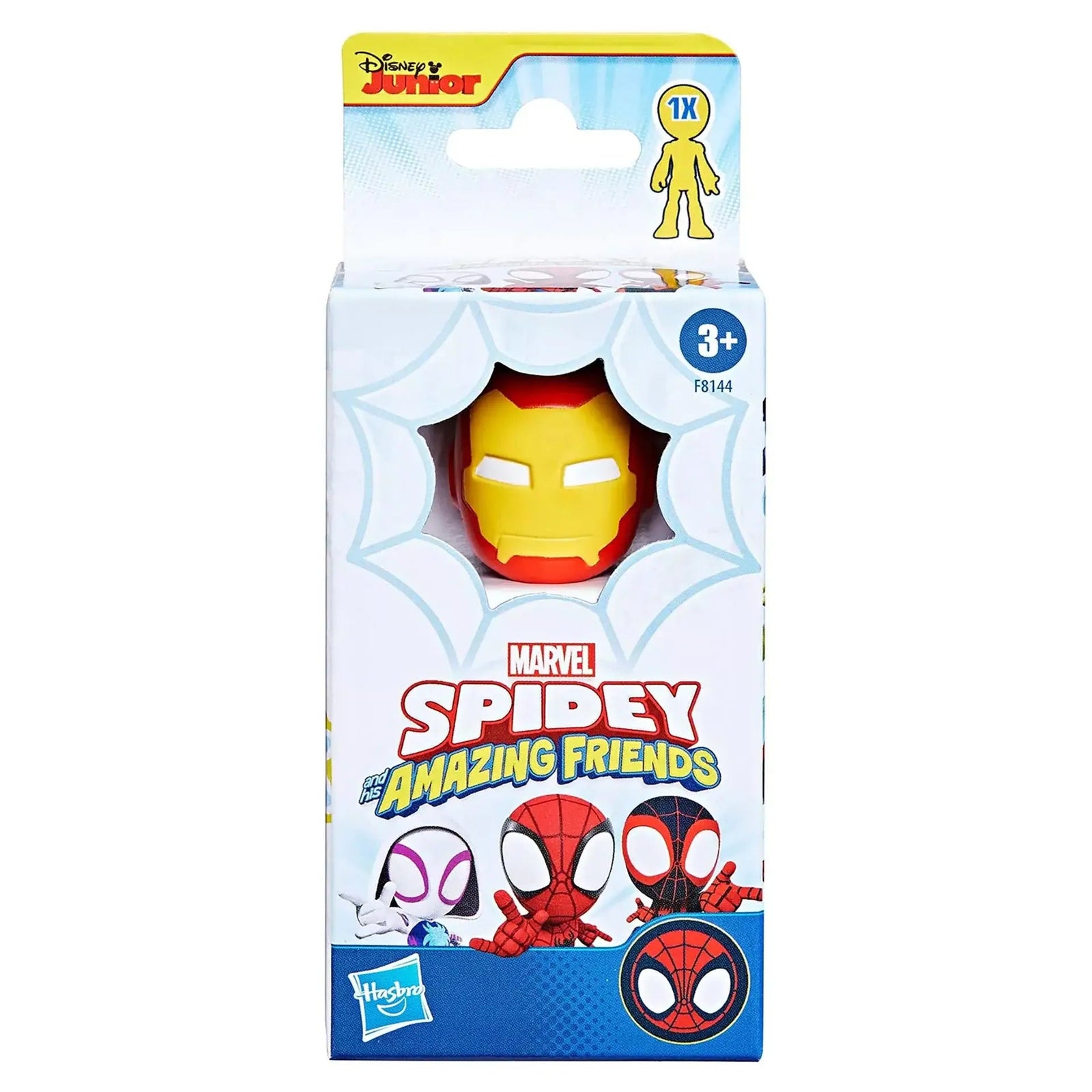 Marvel Spidey and His Amazing Friends Iron Man 4 Inch Hero Figure package