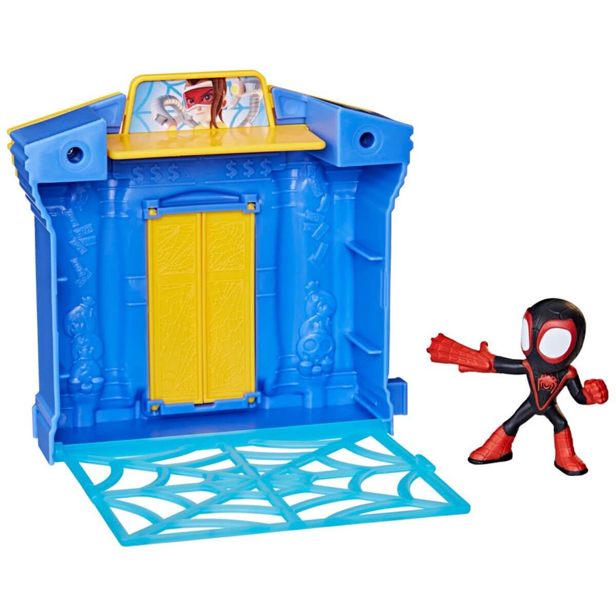 Marvel Spidey and Spidey and His Amazing Friends Miles Morales City Bank Playset