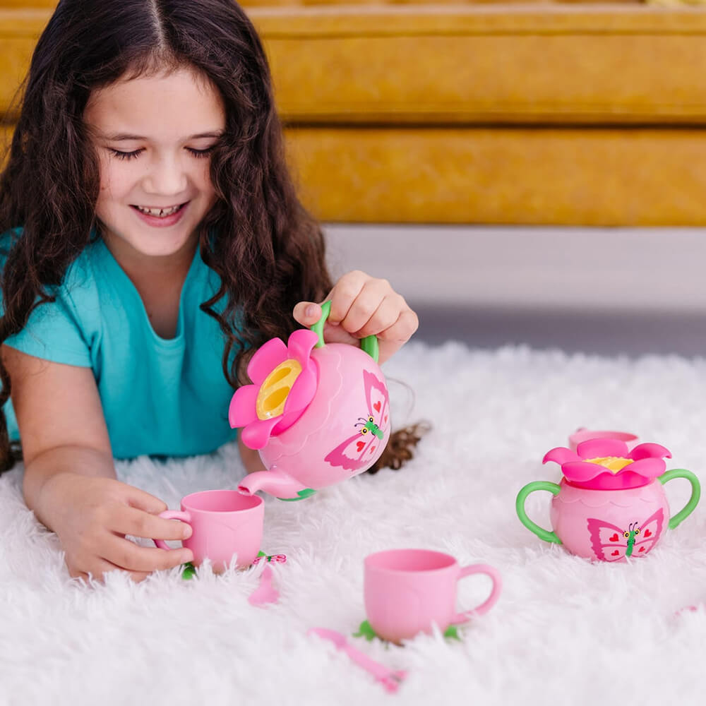 Melissa and Doug Bella Butterfly Pretend Play Tea Set