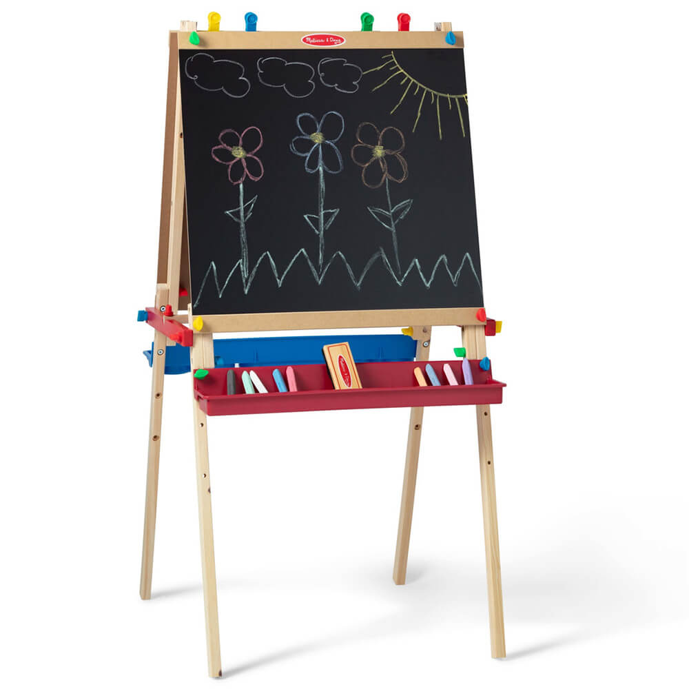 Melissa and Doug Deluxe Wooden Standing Art Easel