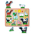 Another image of Melissa and Doug Farm Animals 8 Piece Sound Puzzle on how play them