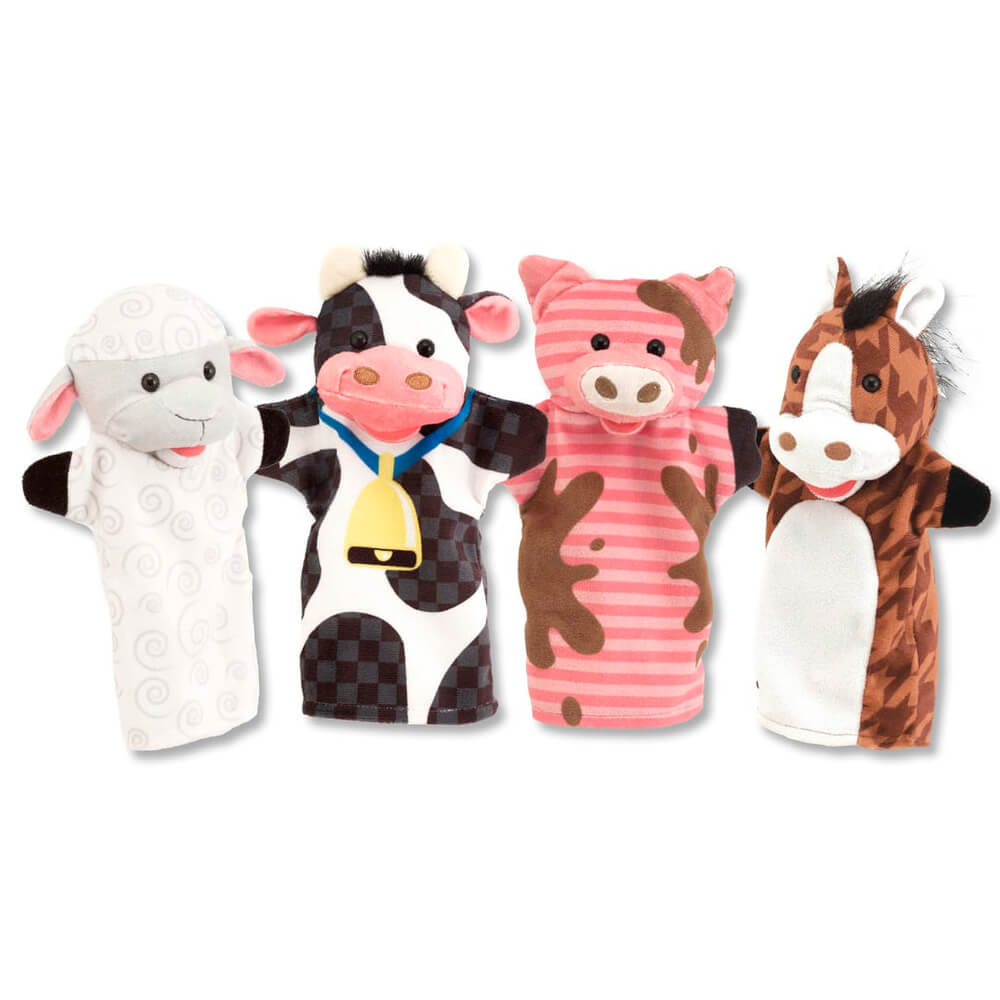 Melissa and Doug Farm Friends Hand Puppets