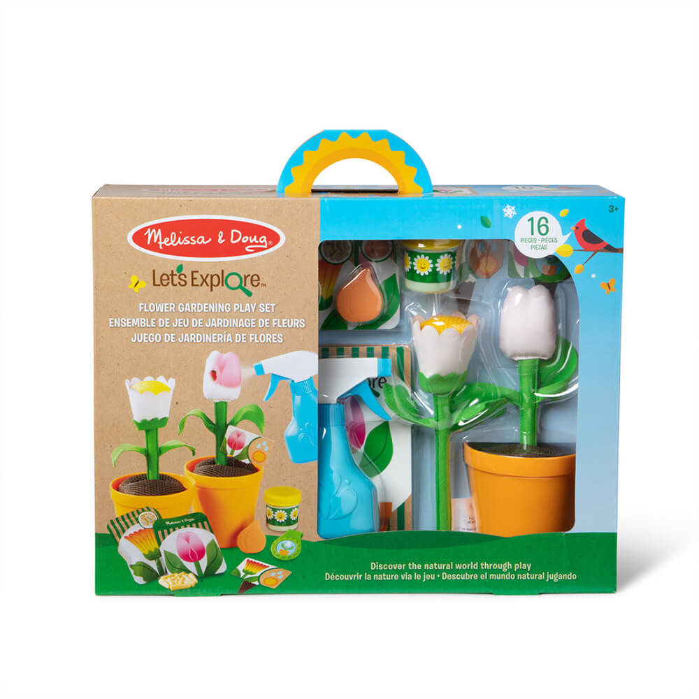 Melissa and Doug Let's Explore Flower Gardening Play Set