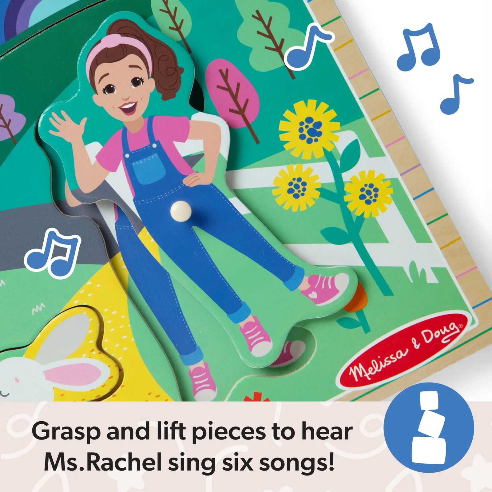 Melissa and Doug Ms Rachel Wooden Song Puzzle