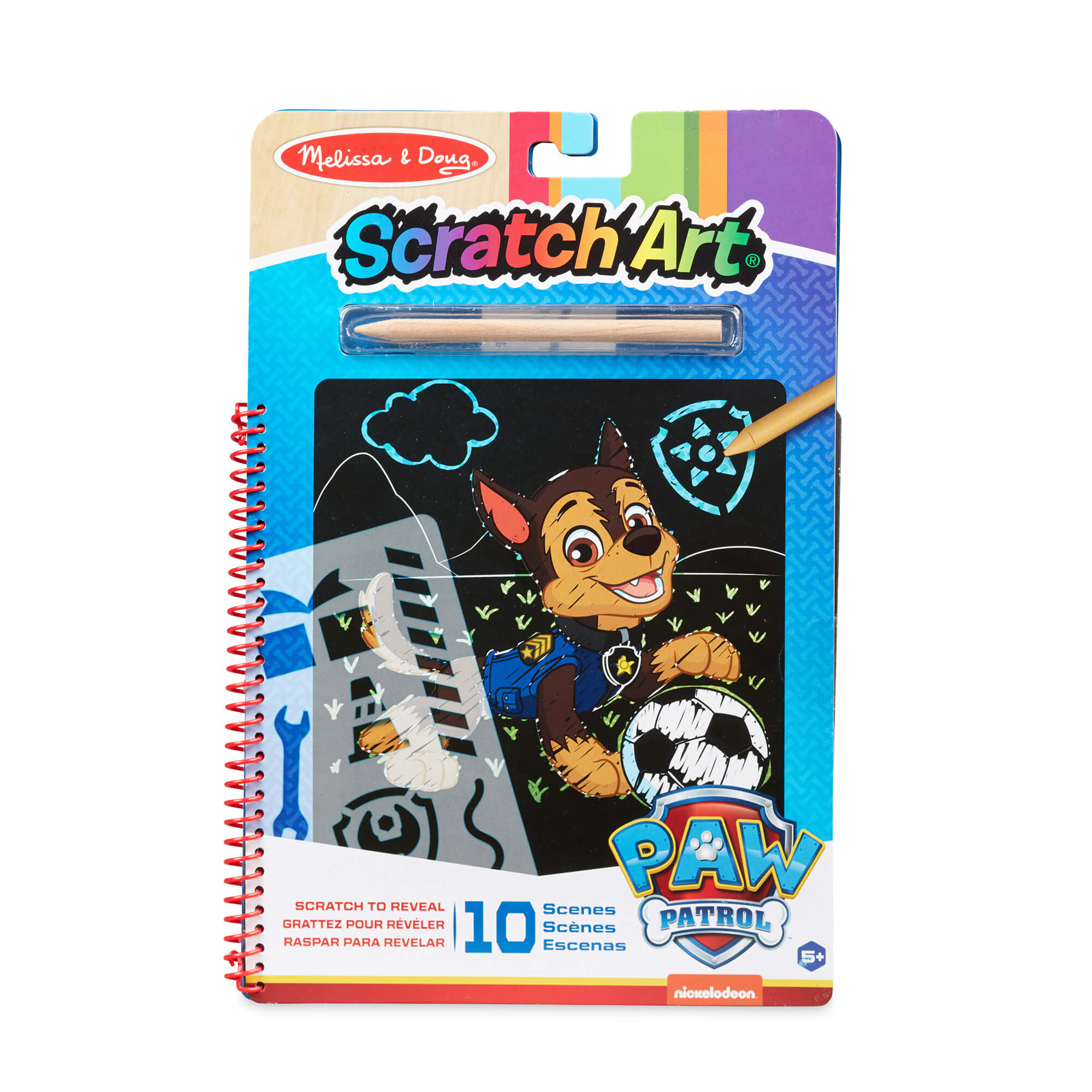 Melissa and Doug PAW Patrol Chase Scratch Art Pad cover