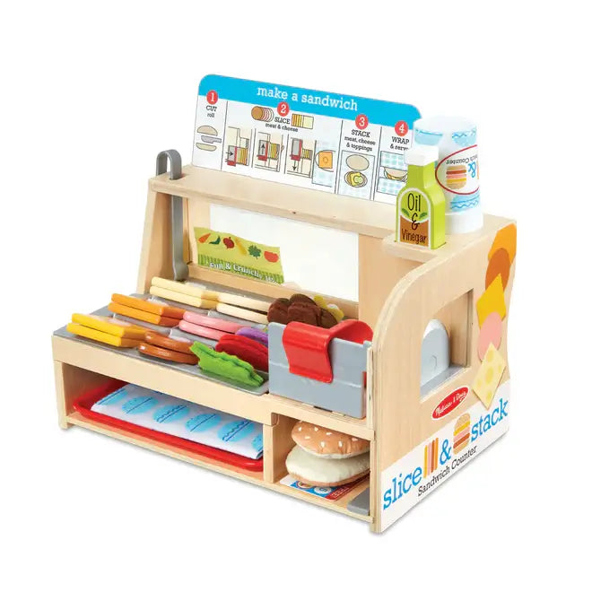 Melissa and Doug Slice and Stack Sandwich Counter