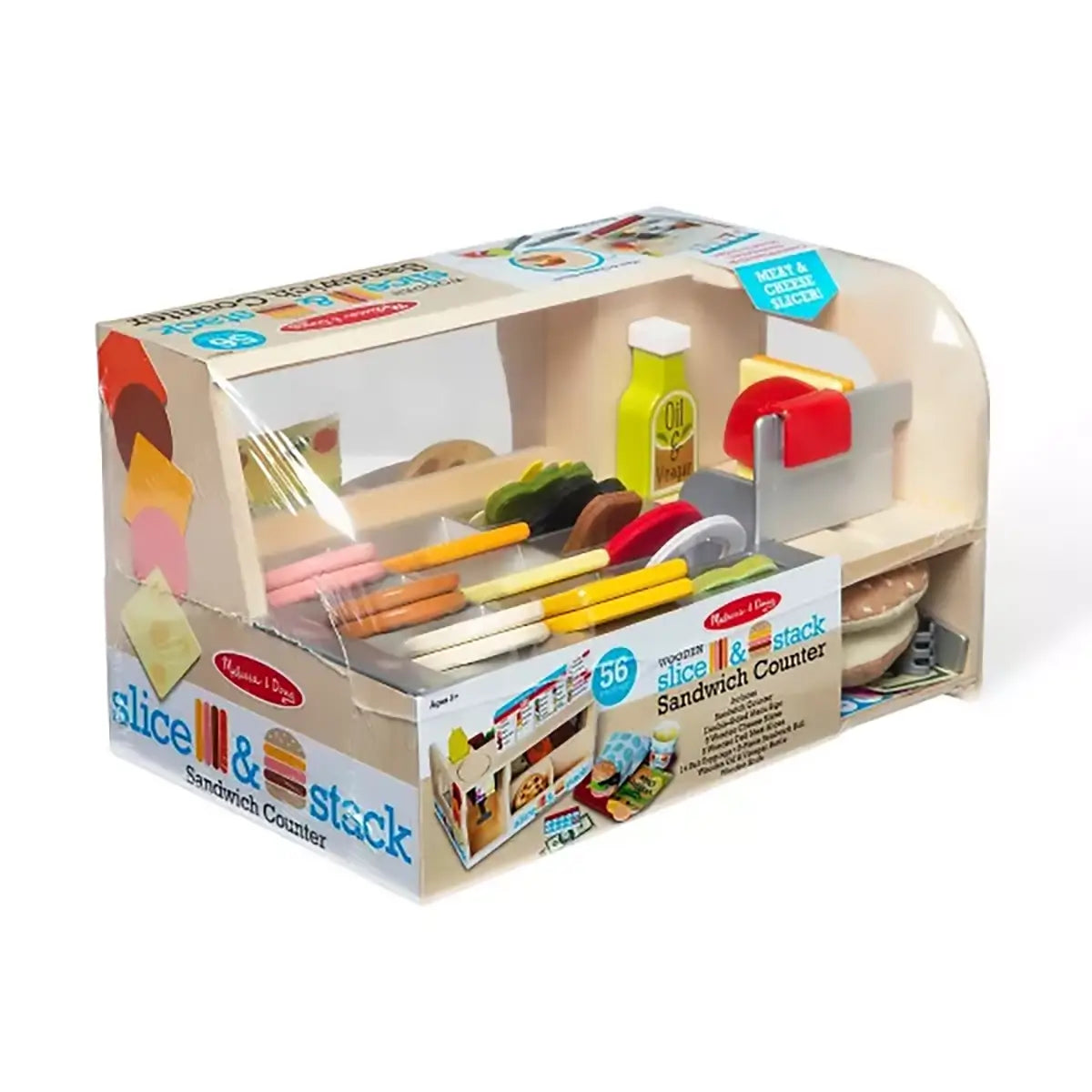 Melissa and Doug Slice & Stack Sandwich Counter packaging