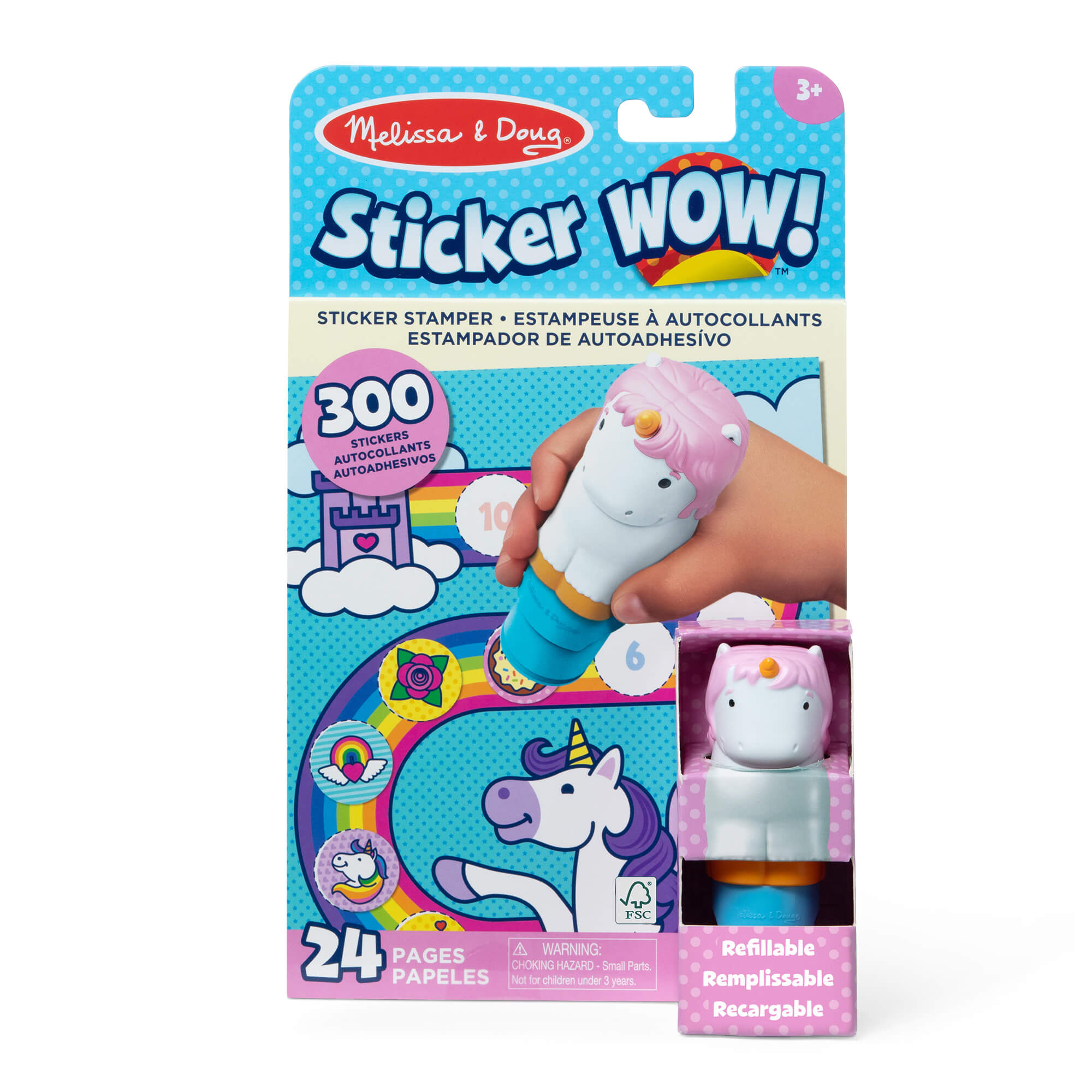 Melissa and Doug Sticker WOW! Unicorn Activity Pad Set front cover