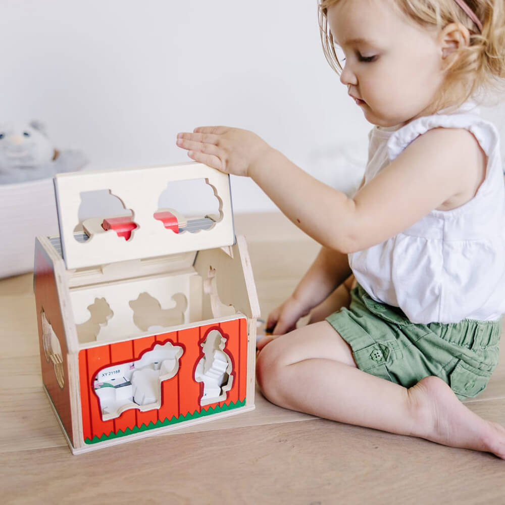 Melissa and Doug Take-Along Sorting Barn