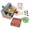 Melissa and Doug Top & Bake Pizza Counter Wooden Play Food Set