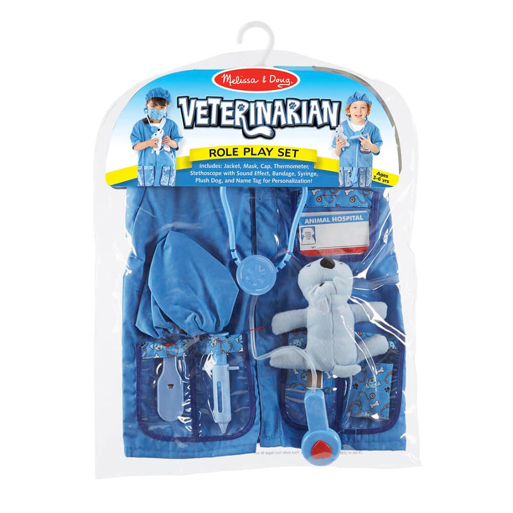 Melissa and Doug Veterinarian Role Play Costume Set