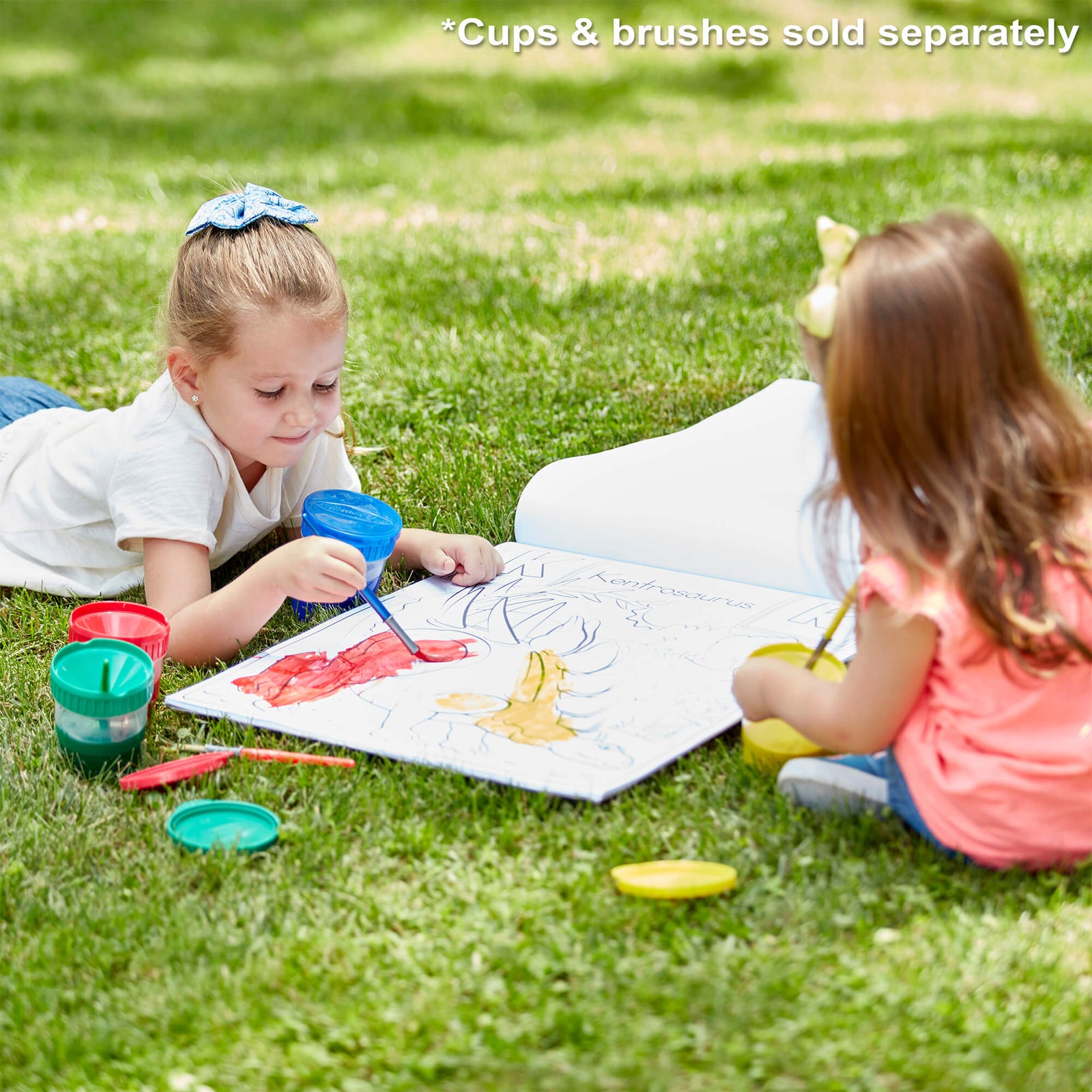 Melissa and Doug Washable Poster Paint 4-Pack kids painting, cups, brushes and book sold separately