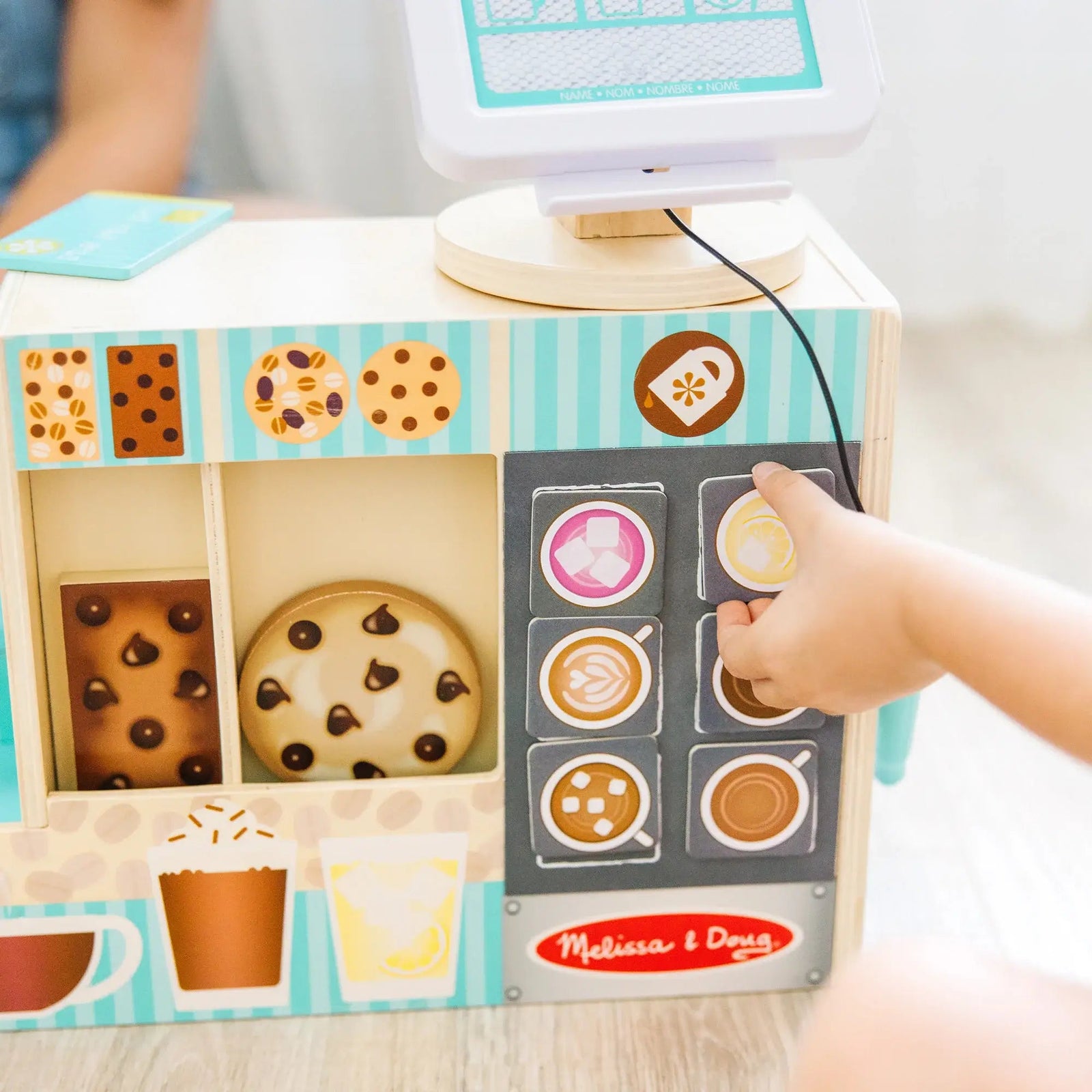 Melissa and Doug Wooden Cafe Barista Coffee Shop