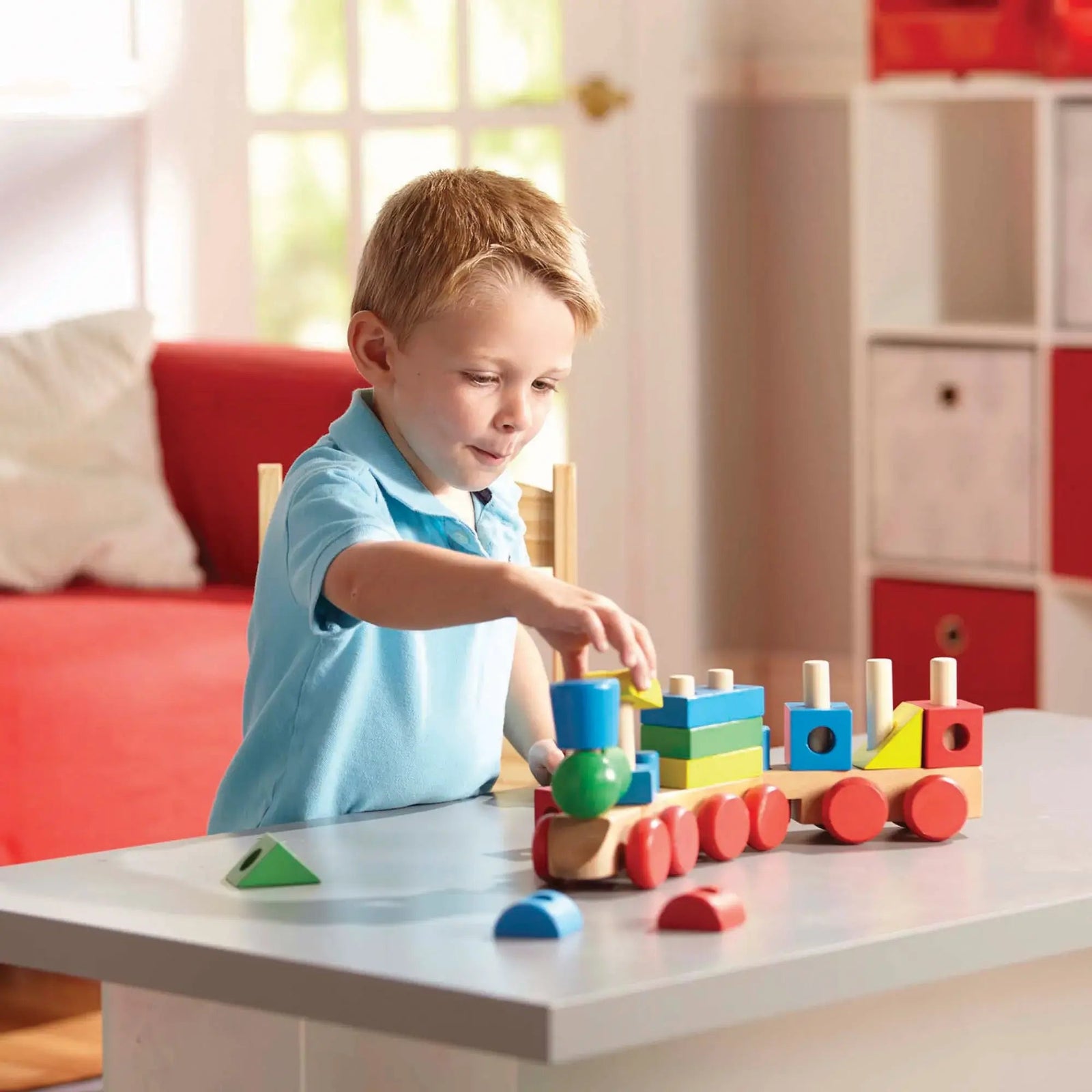 Melissa and Doug Wooden Stacking Train