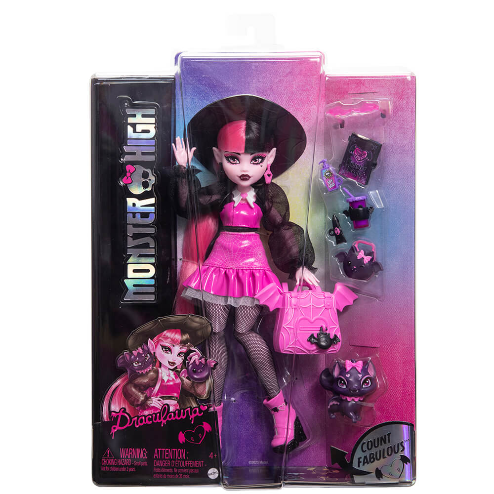 Package for the Monster High Draculaura Doll with Pet