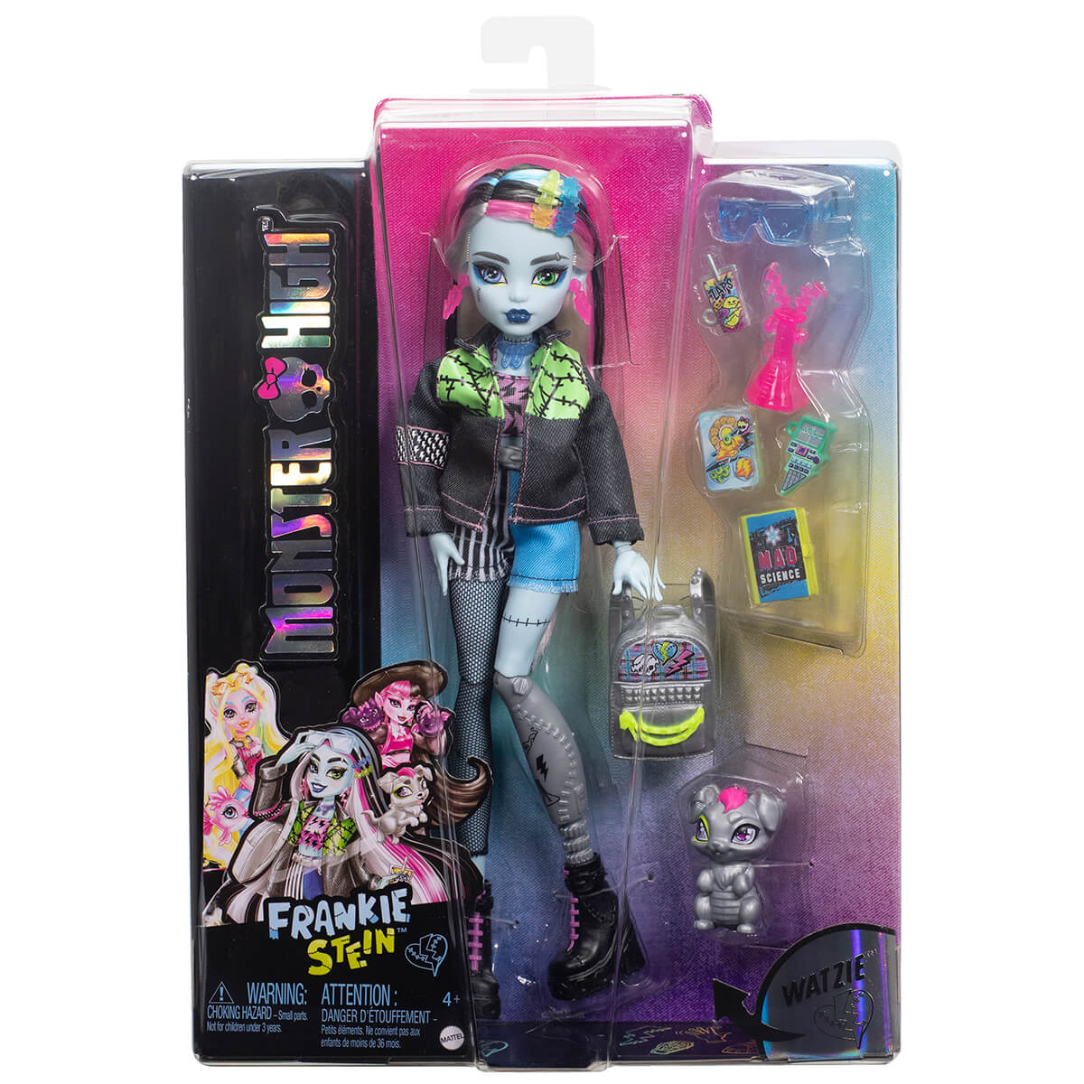 Package for the Monster High Frankie Stein Doll with Pet