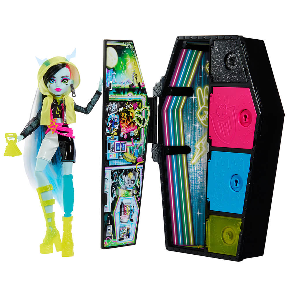 Monster High Skulltimate Secrets Neon Frights Frankie Stein Doll