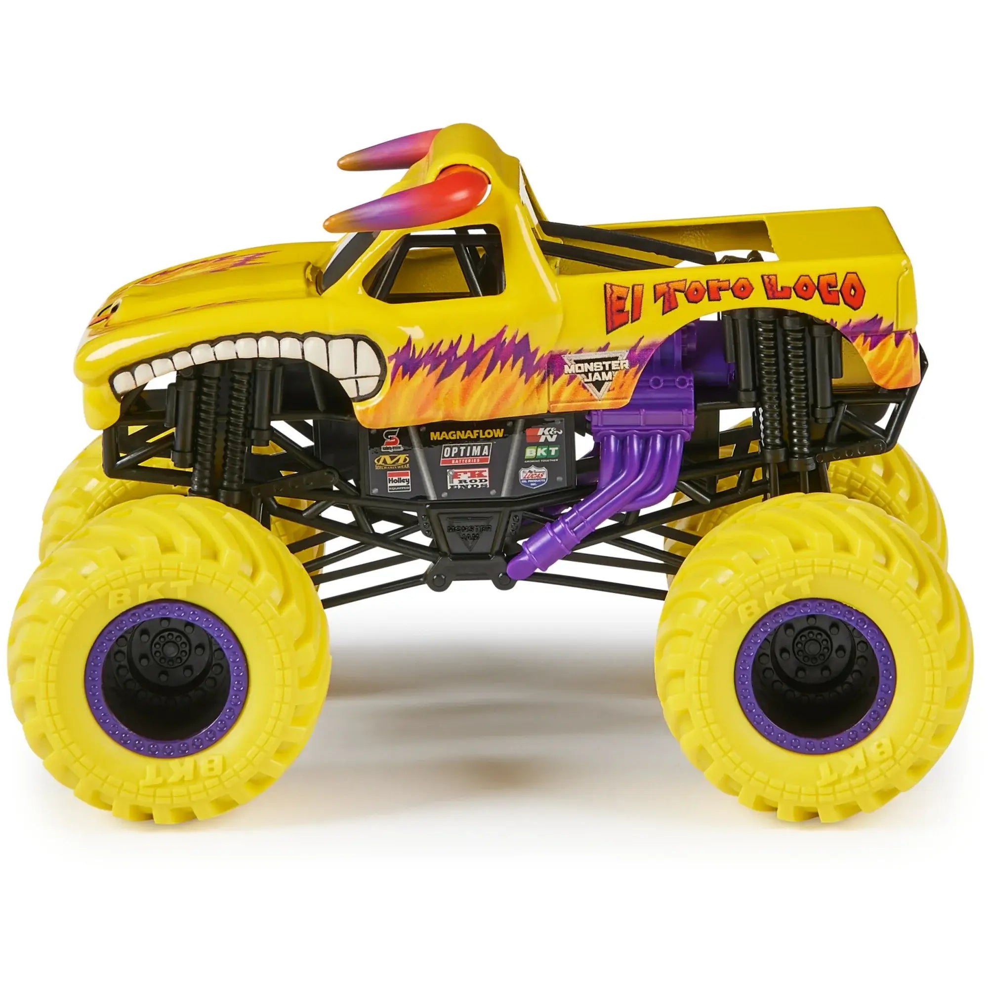 Monster Jam 1:24 Scale El Toro Loco Diecast Vehicle side