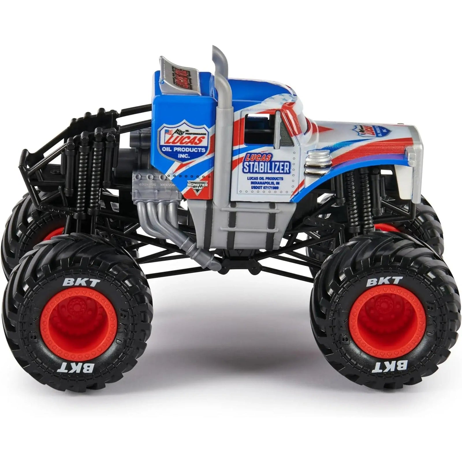 Monster Jam 1:24 Scale Lucas Stabilizer Diecast Vehicle side