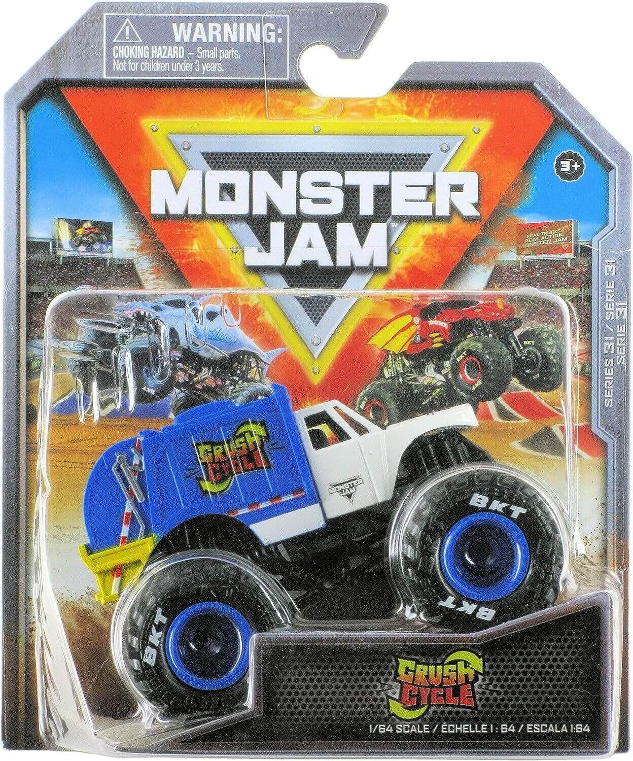 Monster Jam 1:64 Scale Die-Cast Crush Cycle Monster Truck