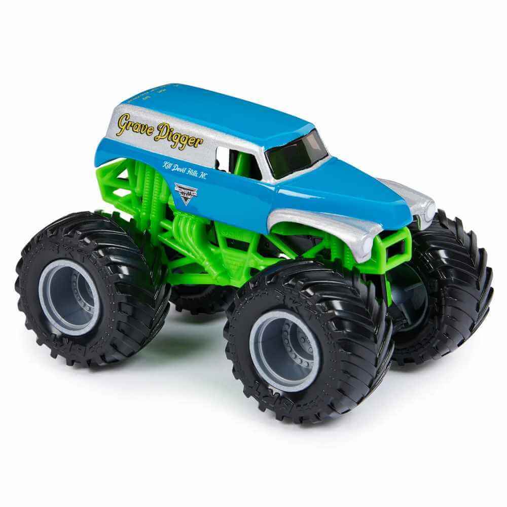 Monster Jam 1:64 Scale Monster Truck 2-Pack (Grave Digger vs Grave Digger the Legend)