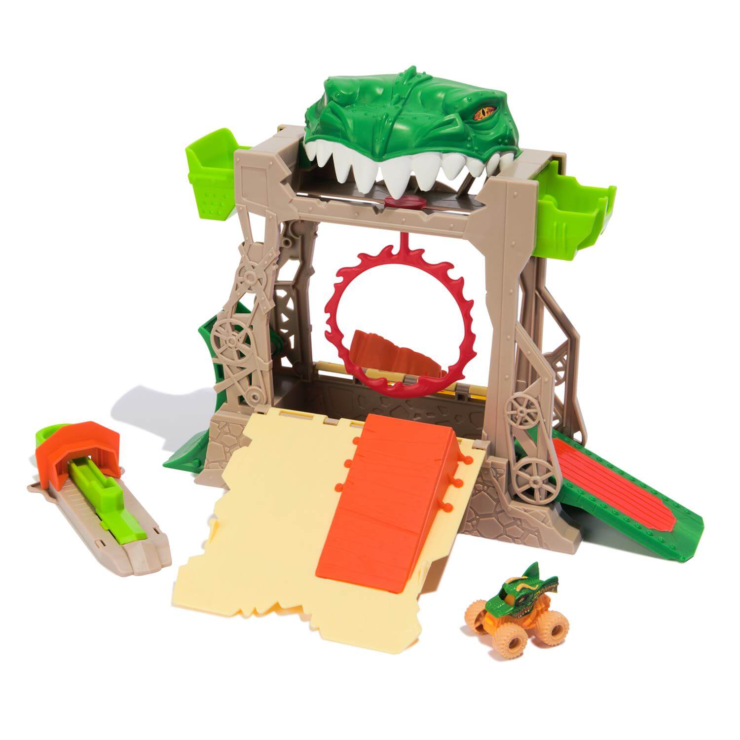 Monster Jam Dragon Dungeon of Doom Mini Jams Playset With Exclusive Monster Truck