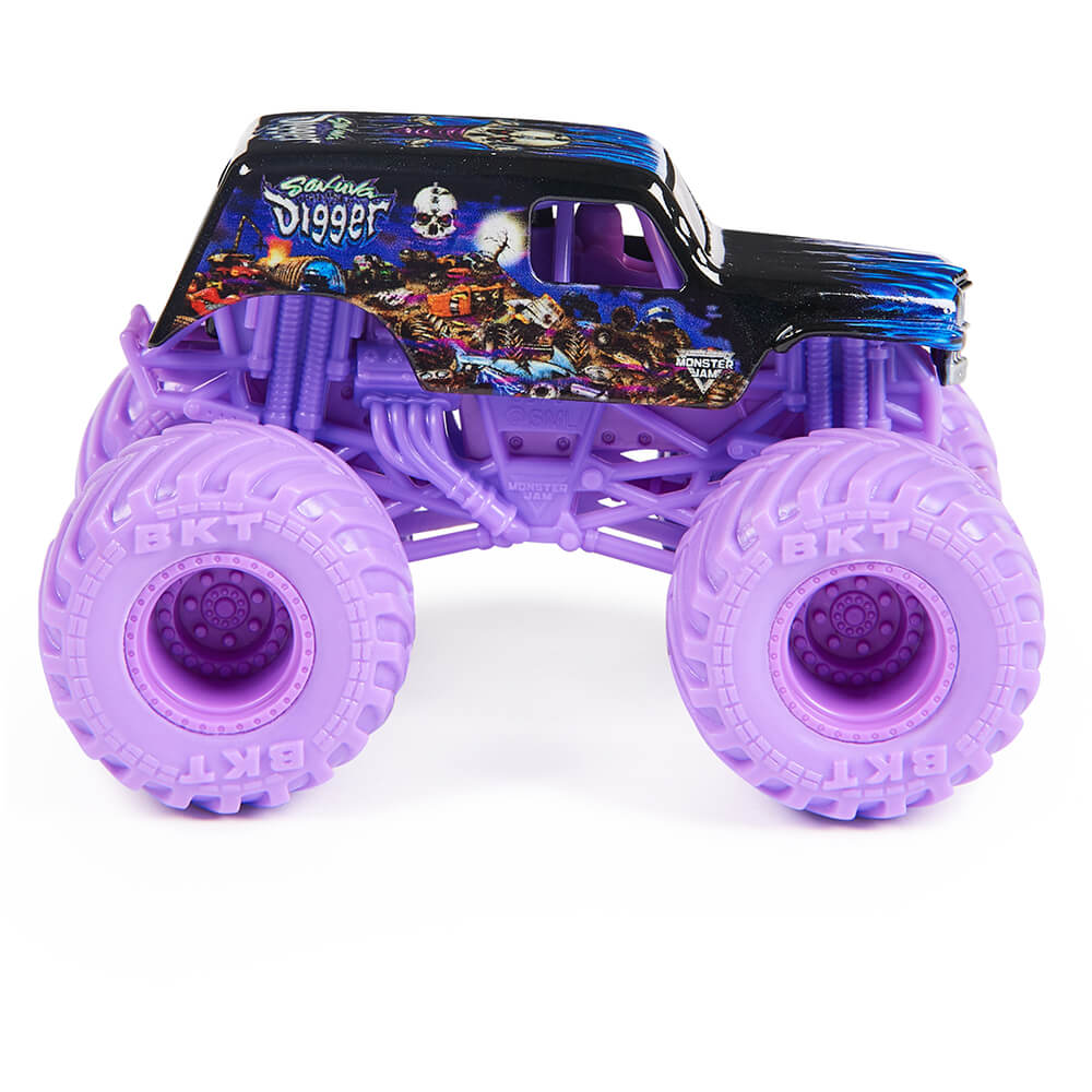 Monster Jam Lucas Stabilizer - 1:64 Scale Monster Trucks, Girl and Boy Toys