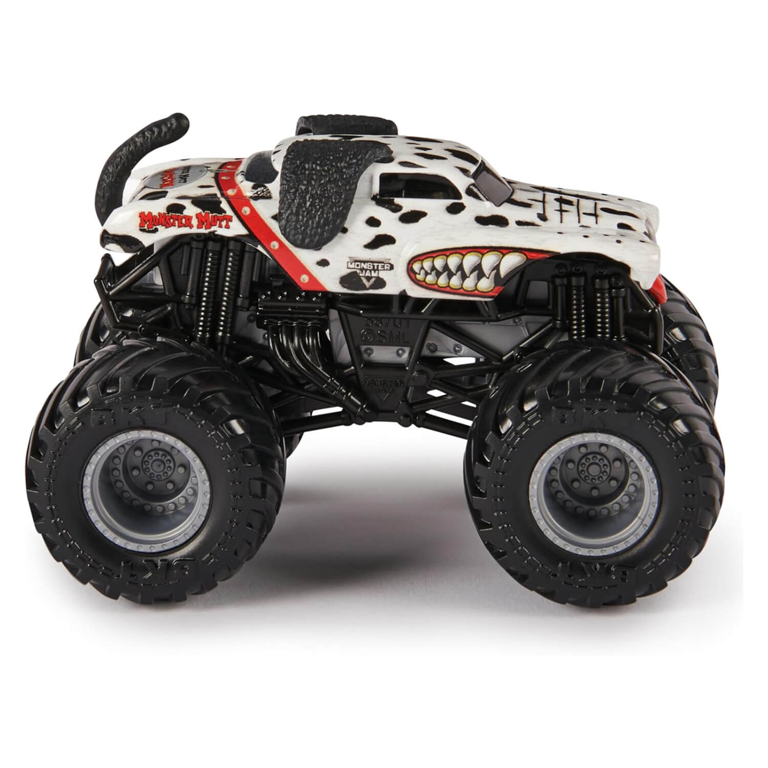 Monster Jam Monster Mutt Dalmatian Die-Cast 1:64 Scale Monster Truck side