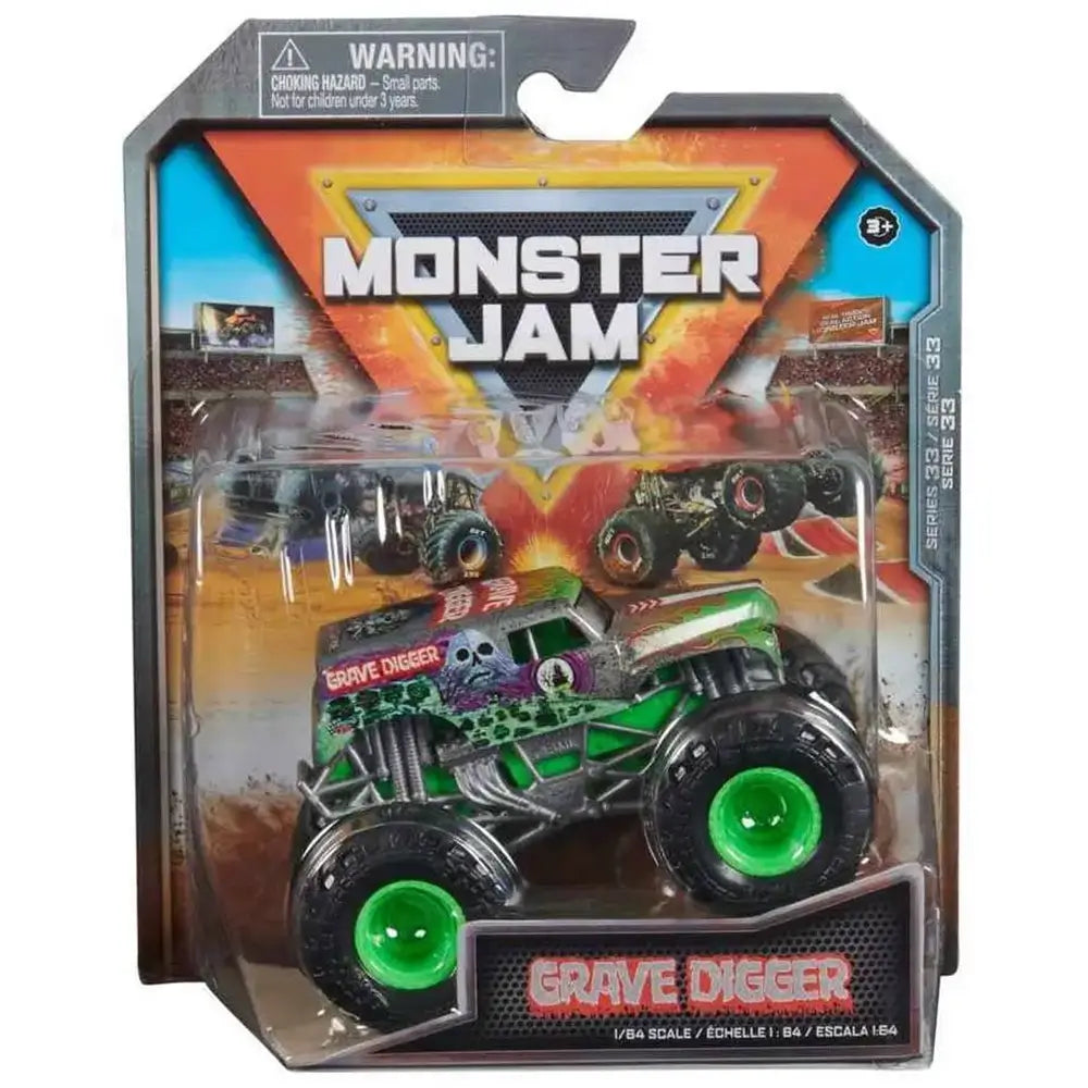 Monster Jam Series 33 Grave Digger 1:64 Scale Diecast Monster Truck