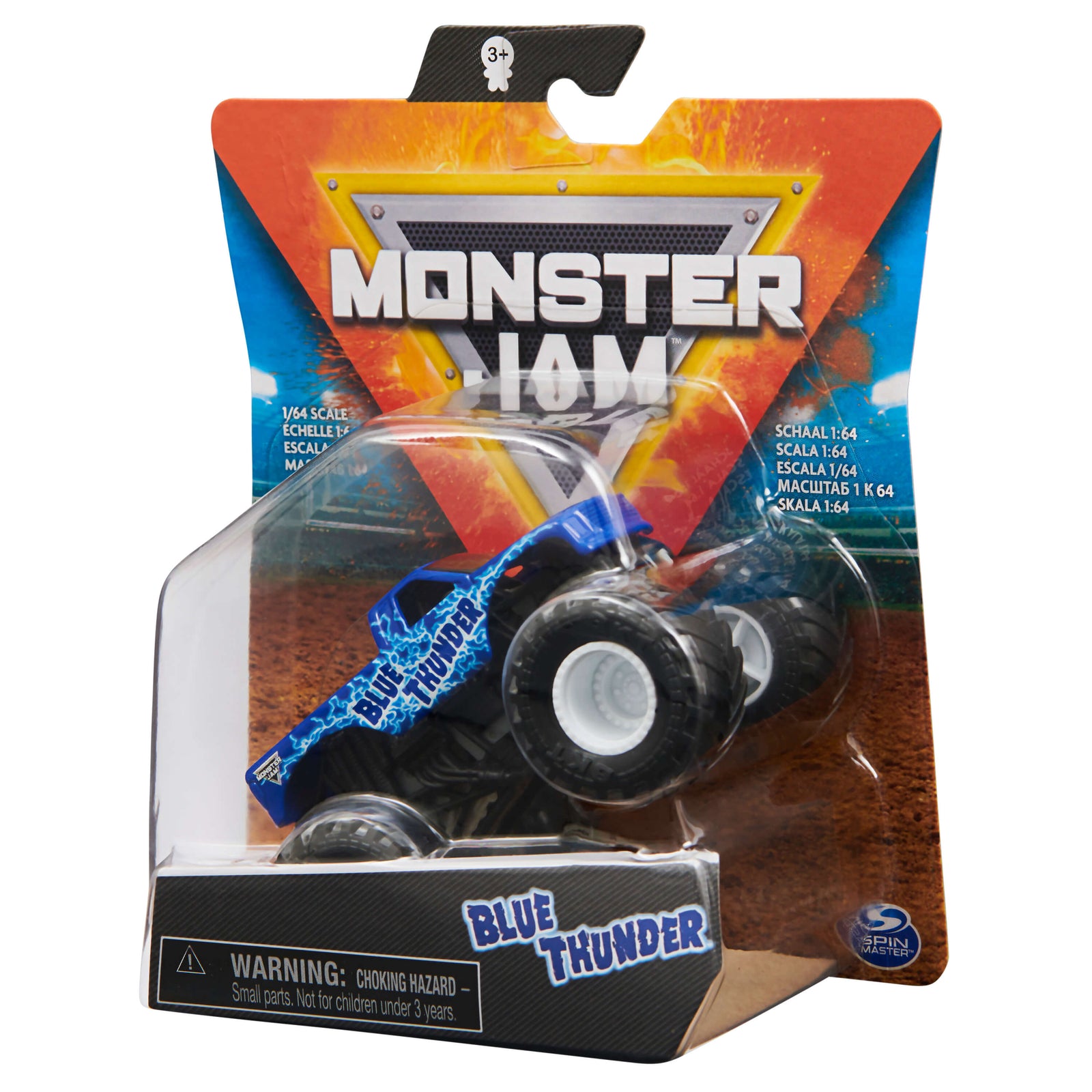 Monster Jam Series 5 Blue Thunder 1:64 Scale Diecast Monster Truck